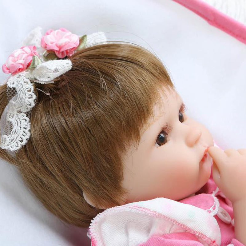 16 inch Lifelike Cloth Dolls Reborn Girl Dolls