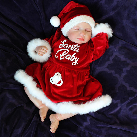 20 inches Closed Eyes Christmas Reborn Doll Girl/Boy-Loulou