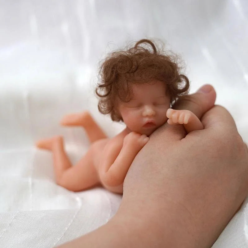 6 inch 15cm Mini Sleeping Reborn Doll - Twin A