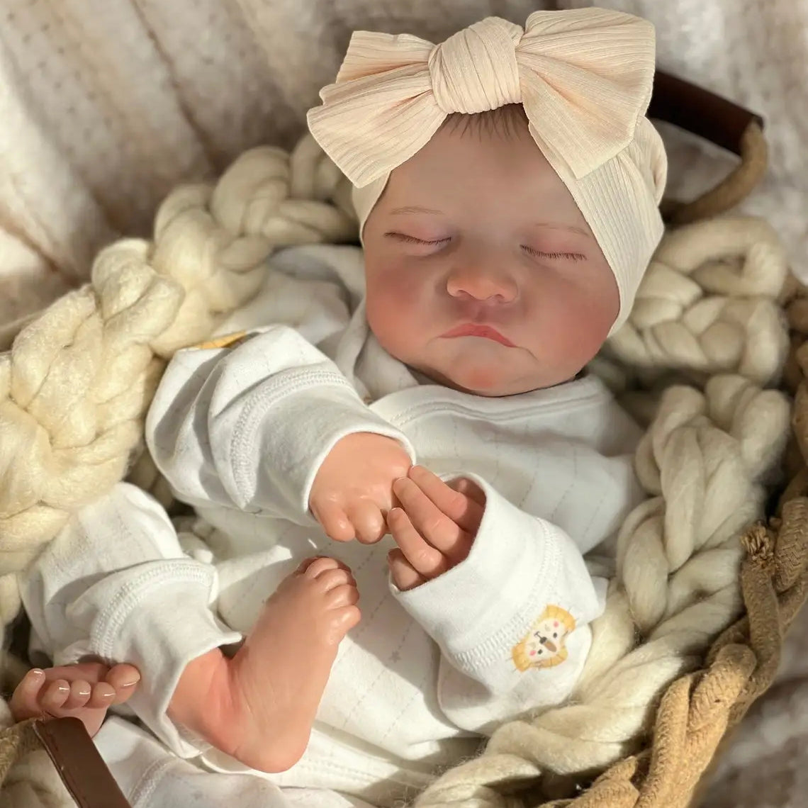 18 Inch Adorable Jessie Lifelike Reborn Baby Dolls