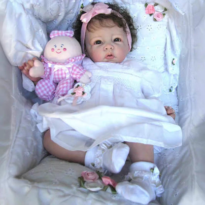 Flora 20 inch Realistic Reborn Doll with Open Eyes