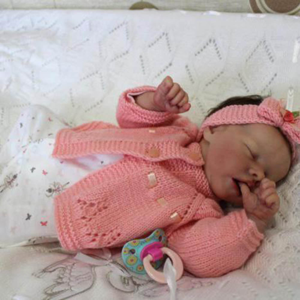 Reborn 17 Inch Halle real and lifelike reborn Girl dolls (Shipping within 24 hours)