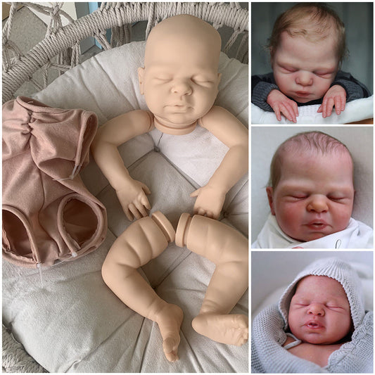 Macie Closed Eyes 19.5 inch Reborn Doll Kit