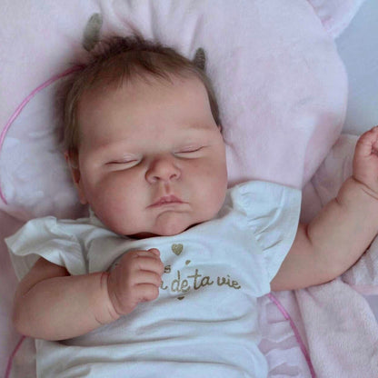 20 inch Reborn Dolls with Closed Eyes - Peaches