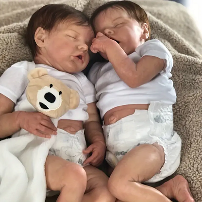 17 inches 43cm Sweet sleep Dreams Reborn Twin Sister Mandy and Martina