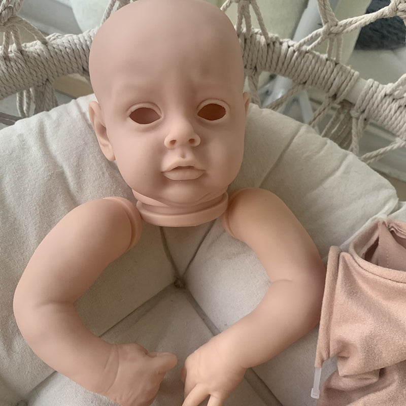 Chloe 21 inch Open Eyes DIY Reborn Doll Kit