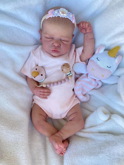 19 inch Merlin Close Eyes Reborn Dolls-Romy