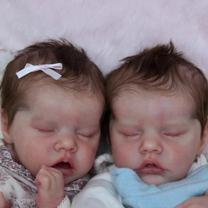 17 inch Twin Sister Debbie And Deborah Reborn Girl Dolls