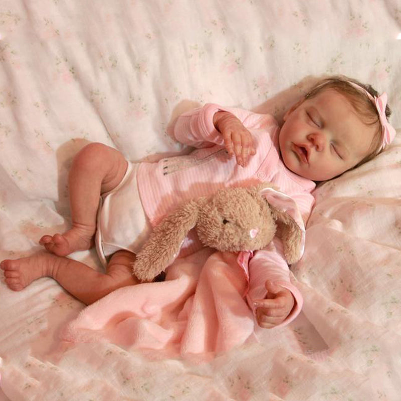 17 inch Real Lesha Reborn Dolls Girls Close eyes