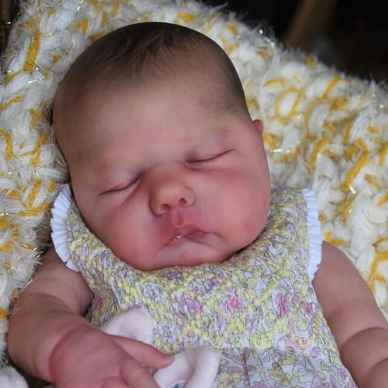 19 Inch Realistic Close Eyes Novia Reborn Doll