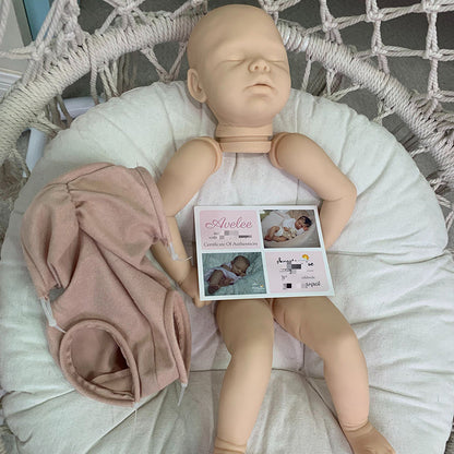 Avelee Closed Eyes 20 inch Reborn Doll Kit