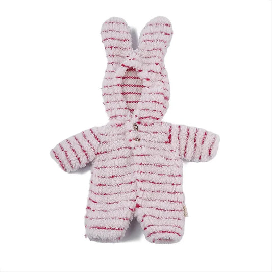 Cute Rabbit Ears Plush Clothes For 12 Inch Reborn Dolls