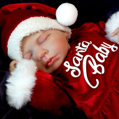 20 inches Closed Eyes Christmas Reborn Doll Girl/Boy-Loulou