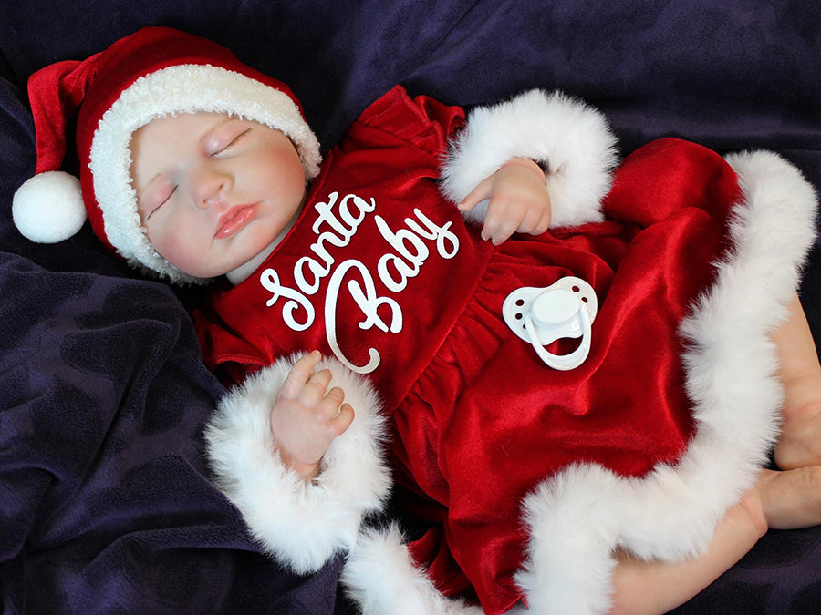 20 inches Closed Eyes Christmas Reborn Doll Girl/Boy-Loulou