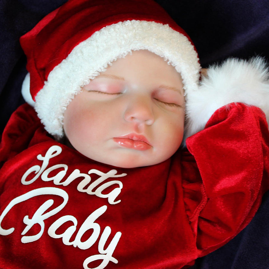 20 inches Closed Eyes Christmas Reborn Doll Girl/Boy-Loulou