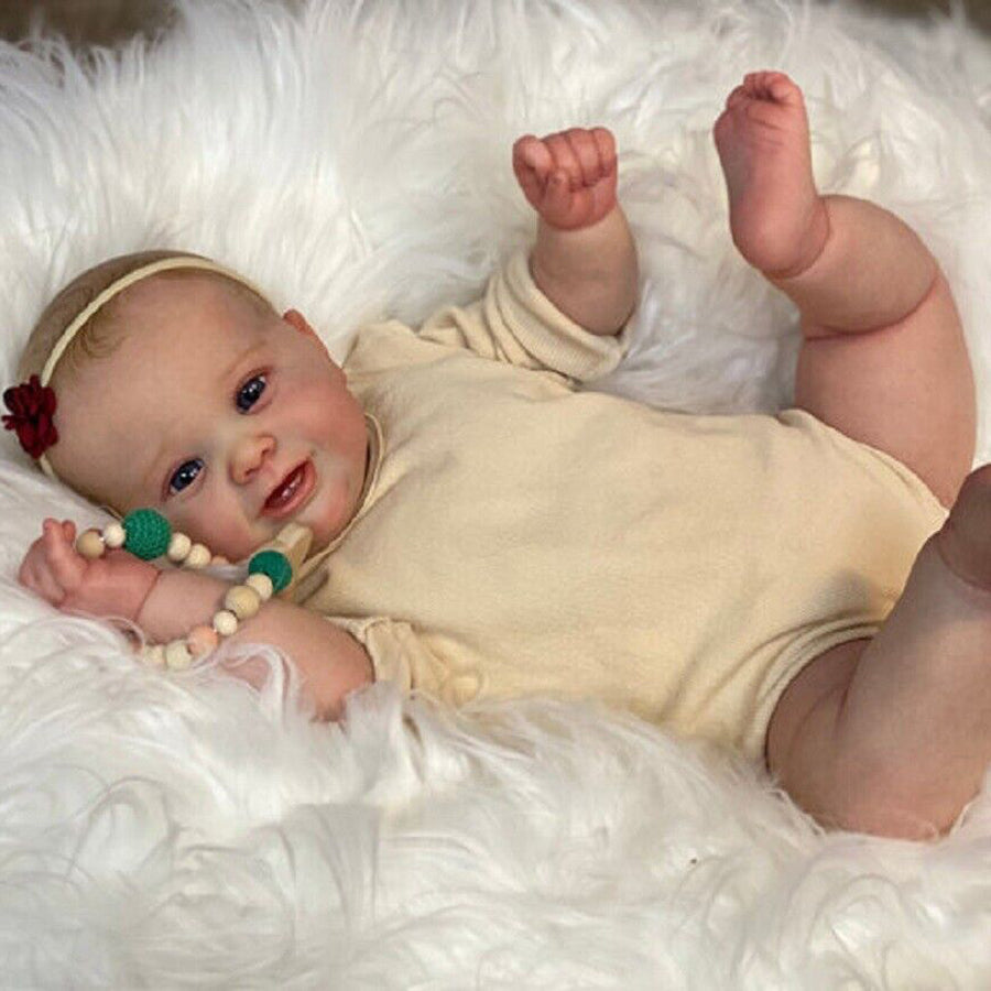 Merle 22 inch Realistic Open-Eyed Reborn Doll with Drawn Hair-Kodi