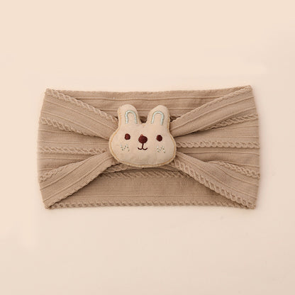 Cute nylon hair band with bunny