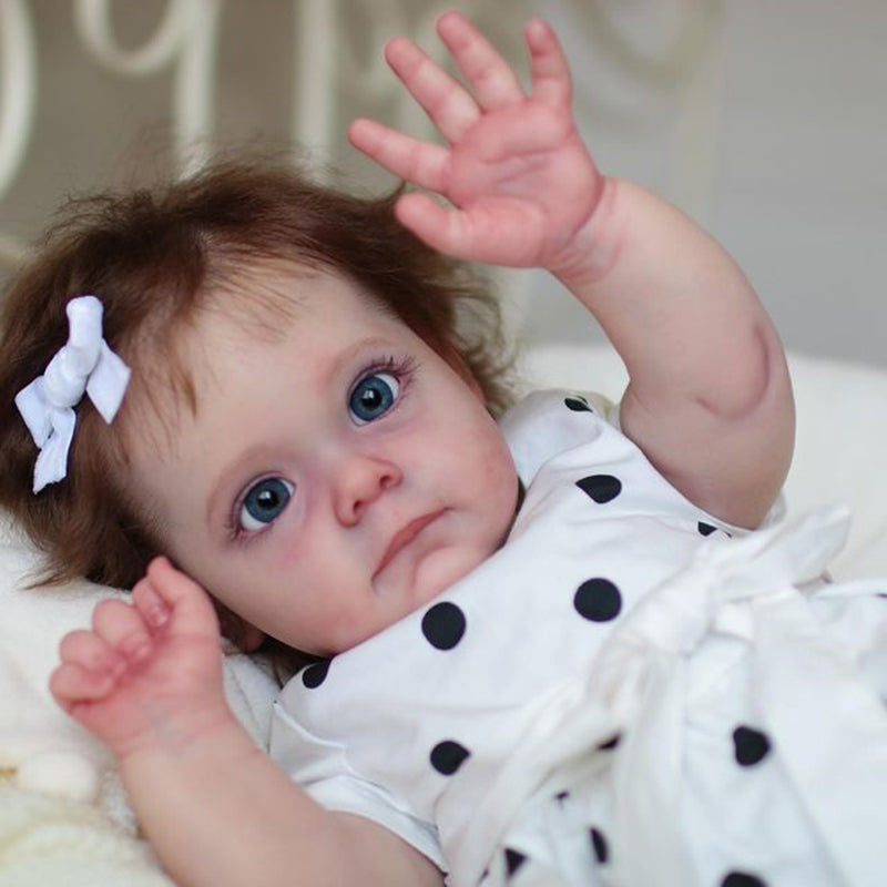 23 Inch Sweet Hilda Open Eyes Reborn Doll Girls