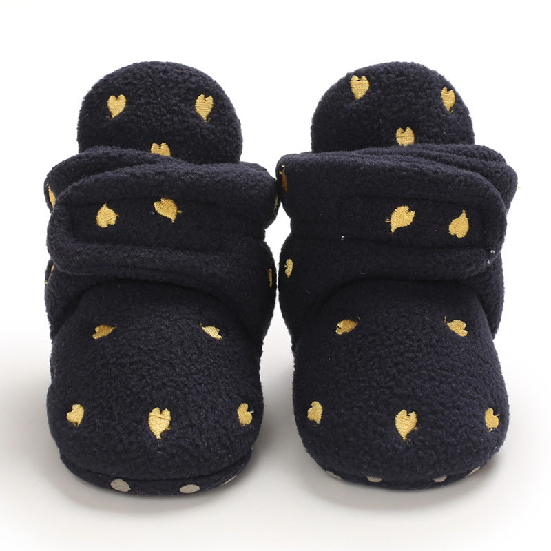 Cute plush soft sole shoes for 20-24 inch Reborn Dolls