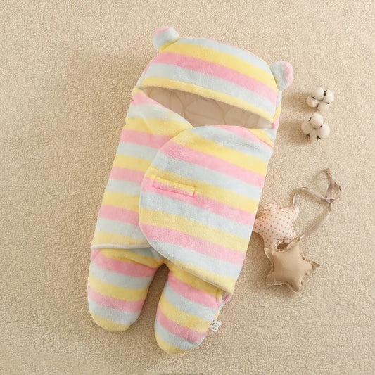 Flannel Sleeping Bag with Split Legs in Three Colors for 16 to 24 inch Reborn Dolls