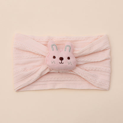 Cute nylon hair band with bunny