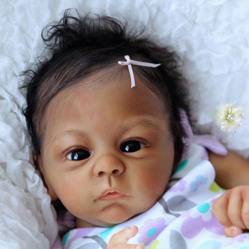 21 inch Babies Royalty African American Reborn Doll Girls