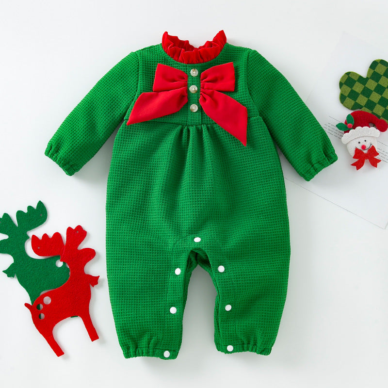 Autumn and winter Christmas suit for 27-28 inch dolls