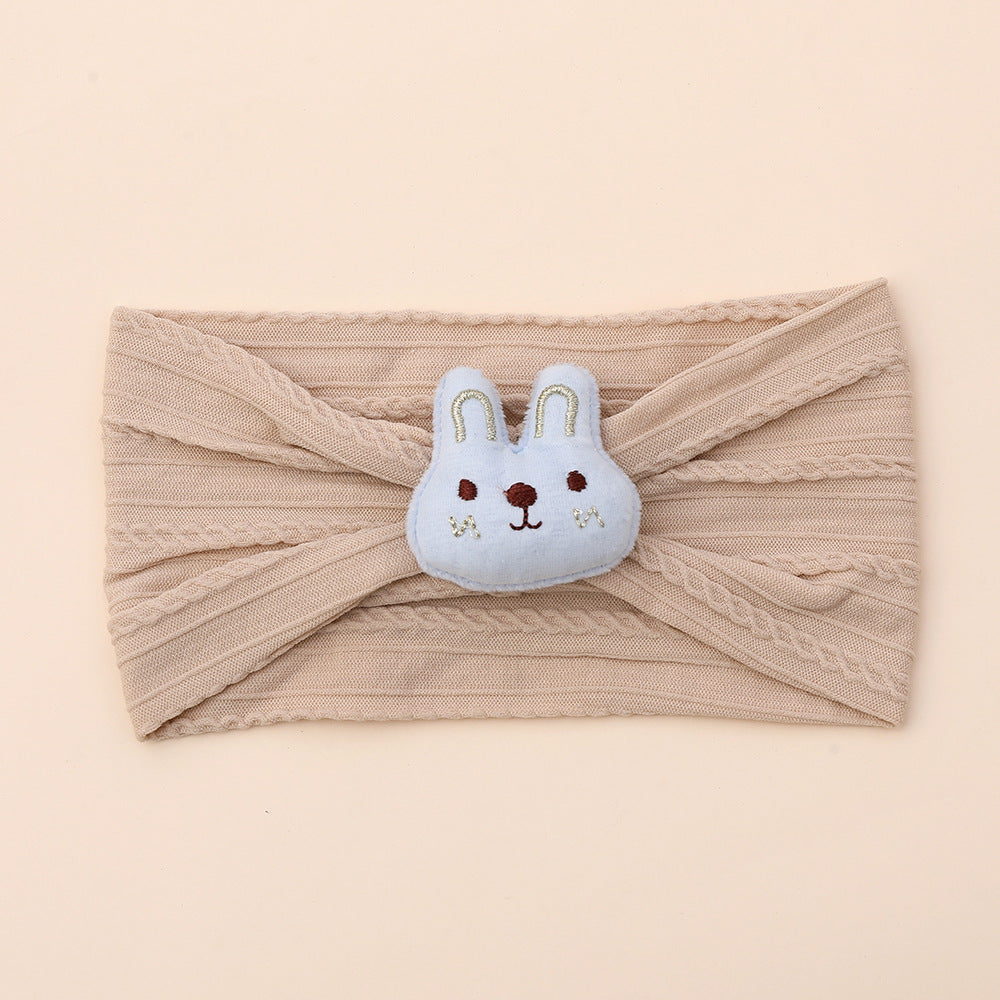 Cute nylon hair band with bunny