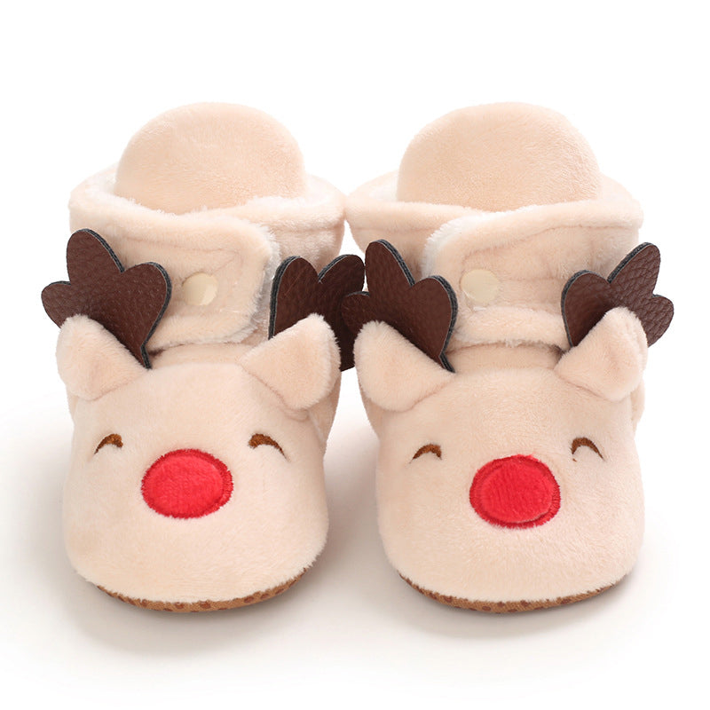 Elk Plush Shoes for 20-24 inch Reborn Dolls