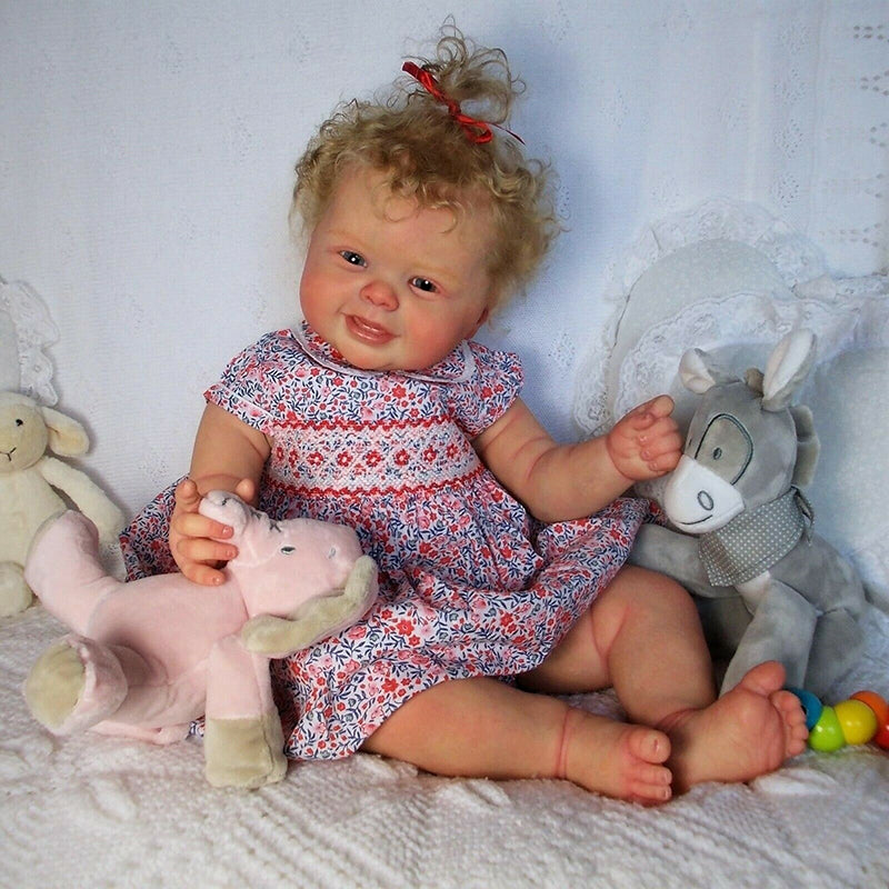 20 inch lifelike Xanthe Open Eyes Reborn Baby Dolls