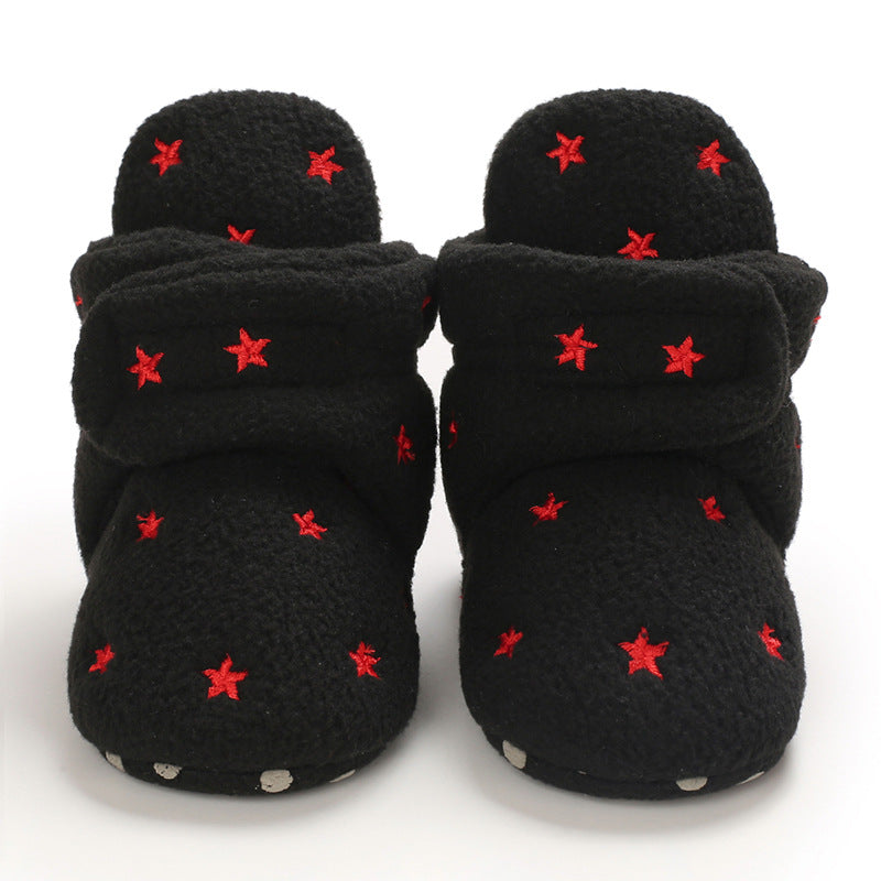 Cute plush soft sole shoes for 20-24 inch Reborn Dolls