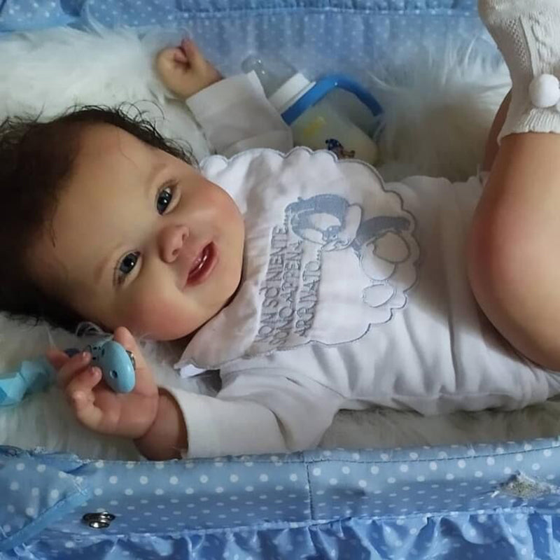 22 inch lifelike Alva Open Eyes Reborn Baby Dolls