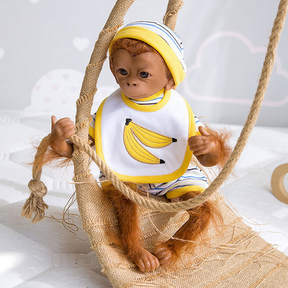 19 Inch Cute Mike Open Eyes Monkey Reborn Dolls