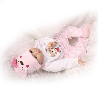 22 inch 55cm Cloth Body reborn doll