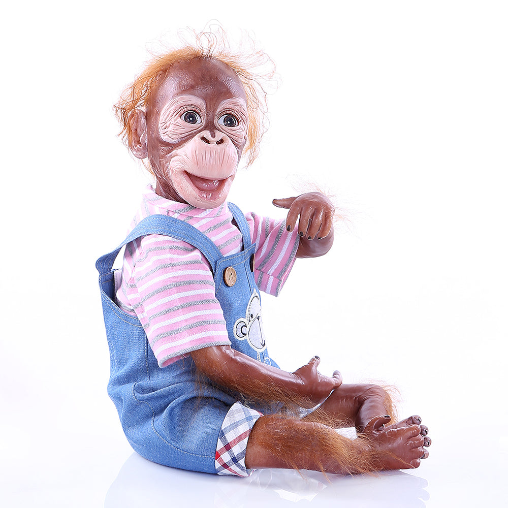 21 inch 52 cm 100% artist made Monkey Reborn Doll