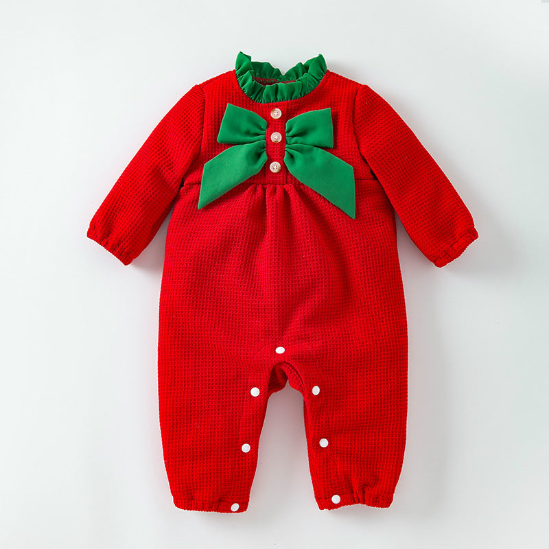 Autumn and winter Christmas suit for 27-28 inch dolls