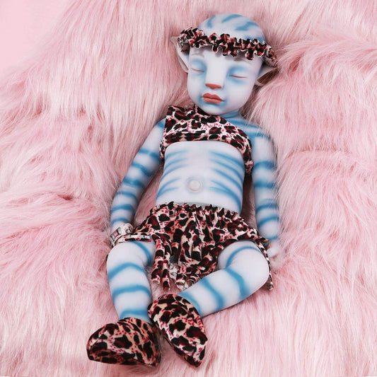 22 inch Lifelike Close Eyes Reborn Doll Avatar Boy