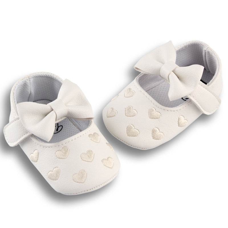 Cute heart embroidery shoes for 20-24 inch Reborn Dolls