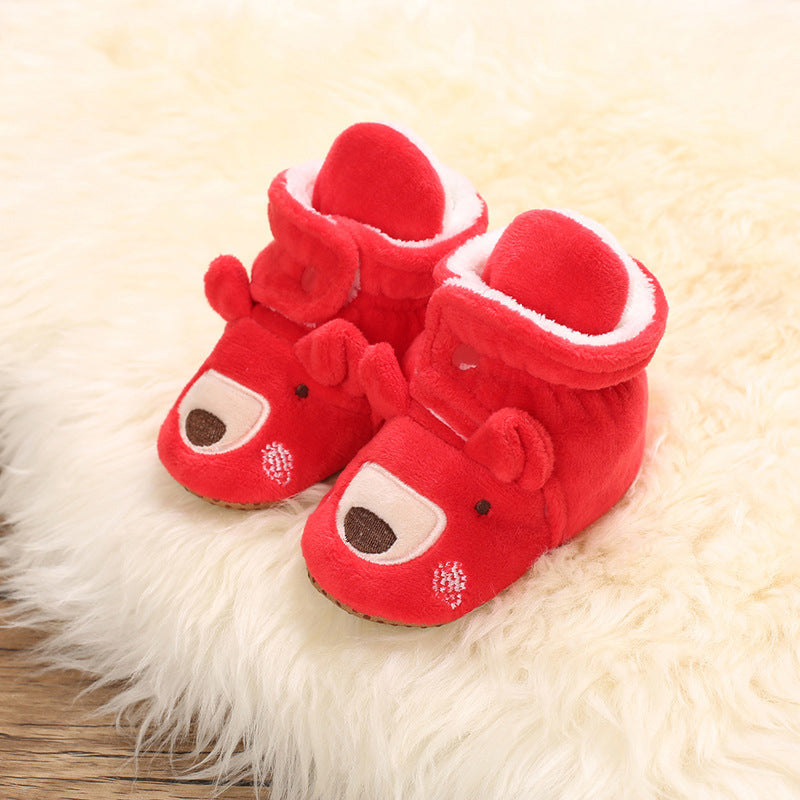 Elk Plush Shoes for 20-24 inch Reborn Dolls