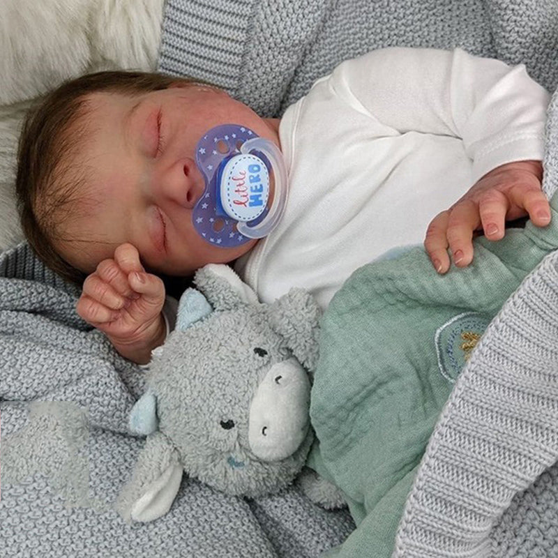 18 inch cute Milo Sleeping Reborn Baby Boy