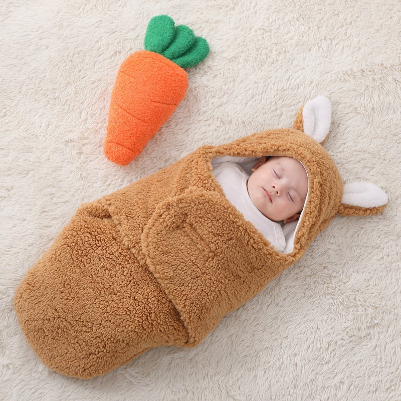 Plush Sleeping Bag Big Ears for 16-24 inch Reborn Dolls