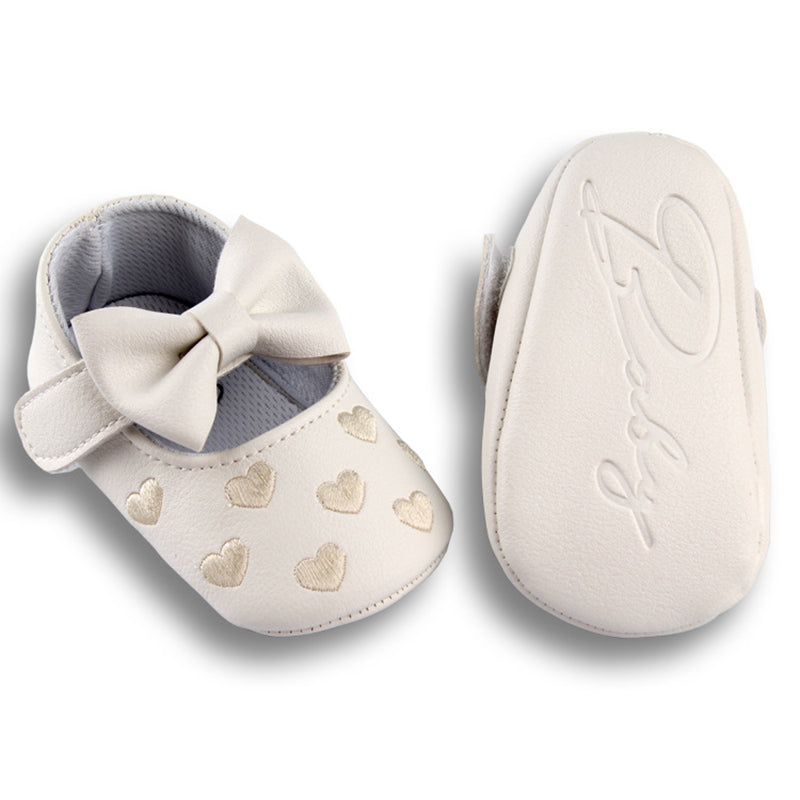 Cute heart embroidery shoes for 20-24 inch Reborn Dolls