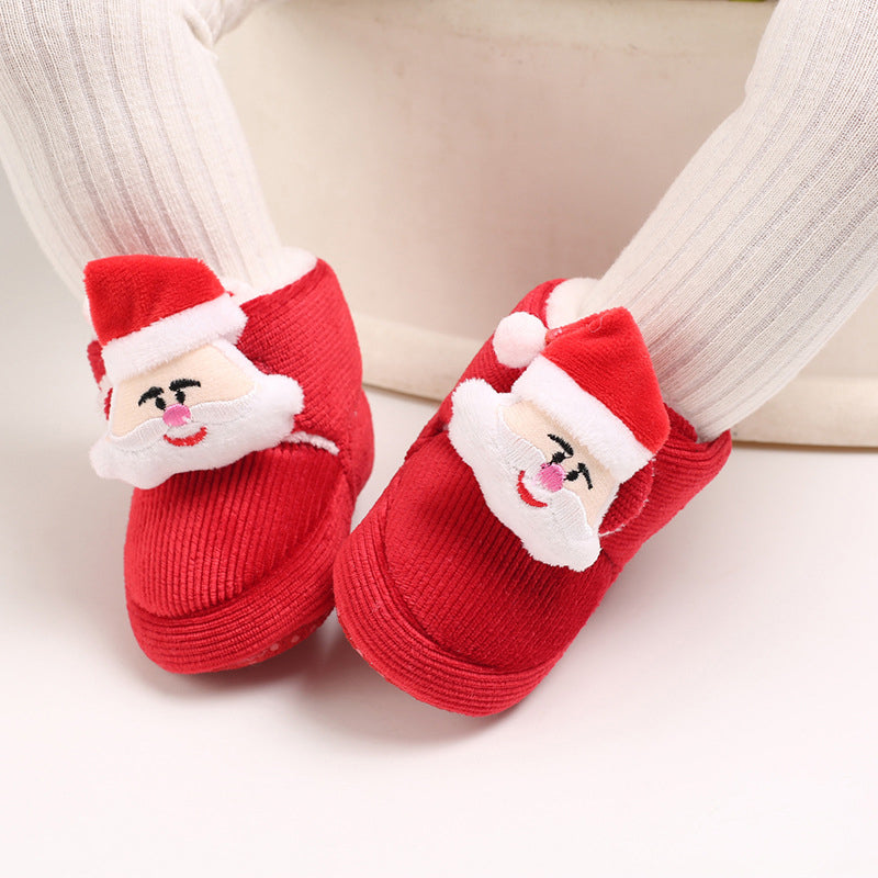 Cute plush soft sole shoes for 20-24 inch Reborn Dolls