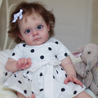 23 Inch Sweet Hilda Open Eyes Reborn Doll Girls