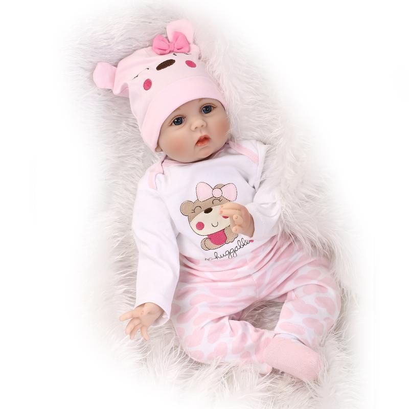 22 inch 55cm Cloth Body reborn doll