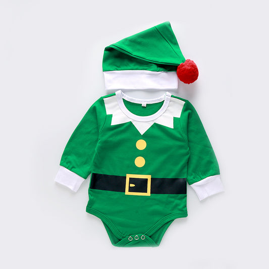 Christmas Green Bodysuit for 22-23 Inch Reborn Dolls