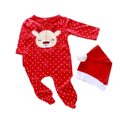 2 Piece Christmas Outfit for 22-23 inch Reborn Dolls (Shipping within 24 hours)