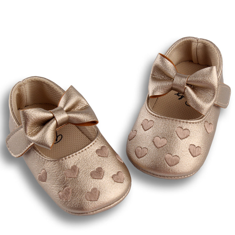 Cute heart embroidery shoes for 20-24 inch Reborn Dolls