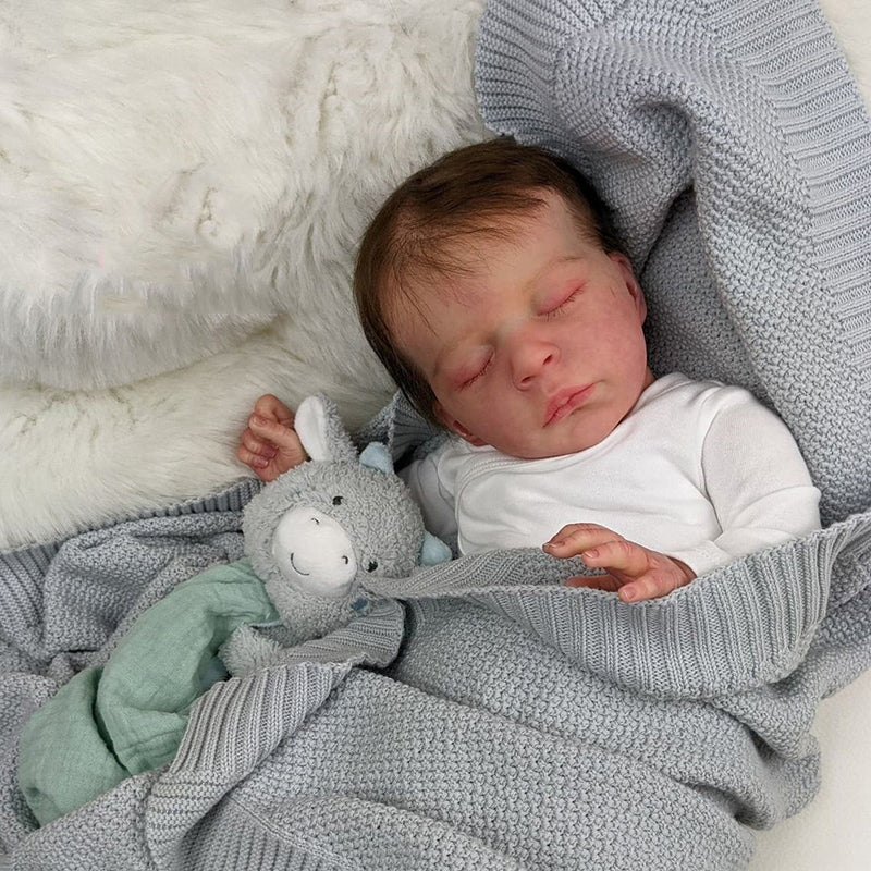 18 inch cute Milo Sleeping Reborn Baby Boy