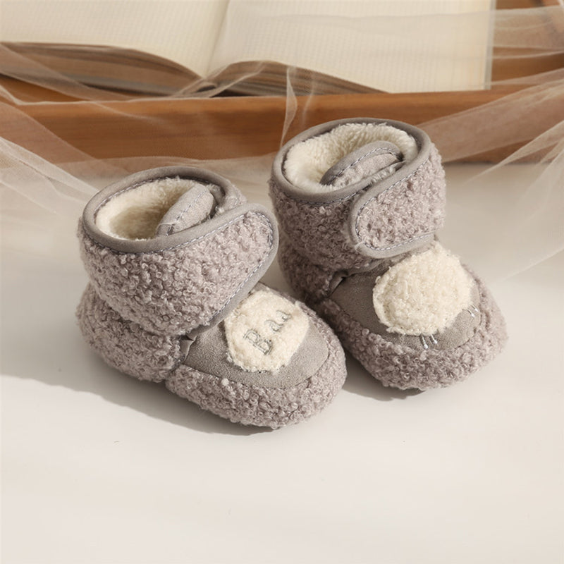 Scarpe con suole morbide in peluche per bambole Reborn da 20-24 pollici